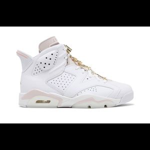 Rose Gold Hoops Jordan 6 sneakers